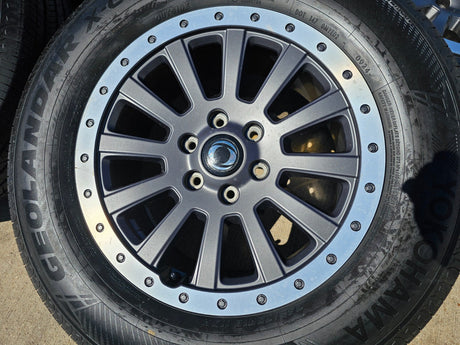 (5) 18" INEOS Grenadier OEM wheels rims tires beadlock 2023 2024 2025 2026 NEW Texas Truck Tire