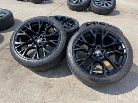 21" + 22" BMW OEM X5M X6M Series OEM 86244 86243 wheels rims MICHELIN Texas Truck Tire