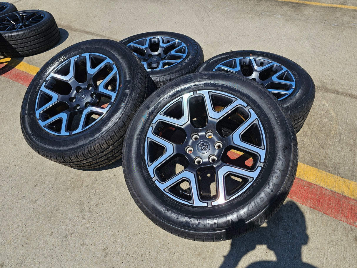 20" Dodge Ram 1500 OEM 94059 Laramie wheels rims 68583860AA 2024 2025 2026 NEW Texas Truck Tire