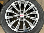 22" GMC Yukon Sierra DENALI OEM wheels rims 14025 97000 tires MICHELIN Texas Truck Tire