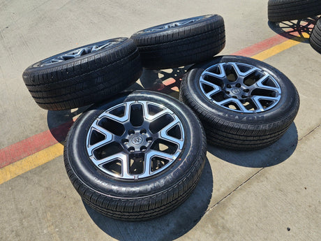 20" Dodge Ram 1500 OEM 94059 Laramie wheels rims 68583860AA 2024 2025 2026 NEW Texas Truck Tire