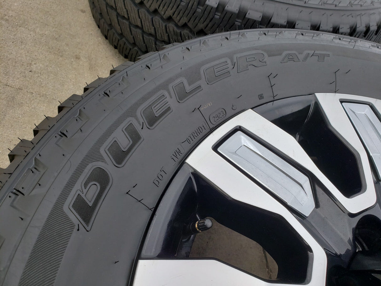 20" GMC Sierra DENALI ULTIMATE 2500 3500 OEM wheels rims 5958 14138 A/T tires Texas Truck Tire