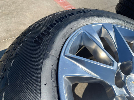 20" Chevy Tahoe Silverado LTZ 5920 OEM wheels rims Yukon HANKOOK A/T2 NEW Texas Truck Tire