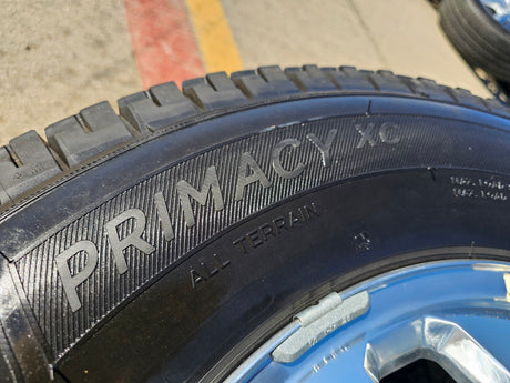18" GMC Sierra 3500 DENALI Dually rims wheels OEM 14127 14129 8x210 MICHELIN NEW Texas Truck Tire