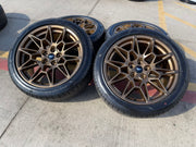19" Ford Mustang GT Track Pack OEM 10600 10603 Bronze wheels rims 2025 2026 NEW Texas Truck Tire