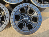 (5) 17" Ford F-150 Raptor OEM BEADLOCK rims wheels 10459 95210 NEW Texas Truck Tire