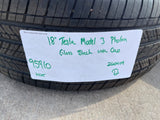 18" Tesla Model 3 OEM Photon 95910 wheels rims 2024 2025 2026 2027 NEW MICHELIN Texas Truck Tire