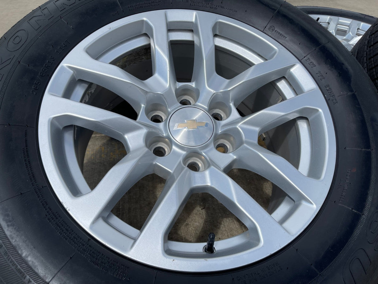 18" Chevy Silverado Suburban Tahoe OEM 5912 wheels rims GMC Yukon Sierra IRONMAN Texas Truck Tire