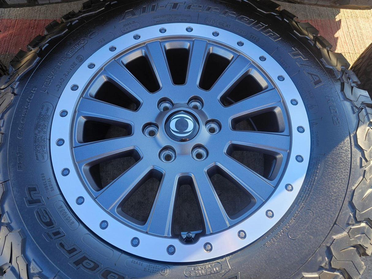 (5) 18" INEOS Grenadier OEM wheels rims Beadlock 2023 2024 2025 2026 NEW BFG Texas Truck Tire
