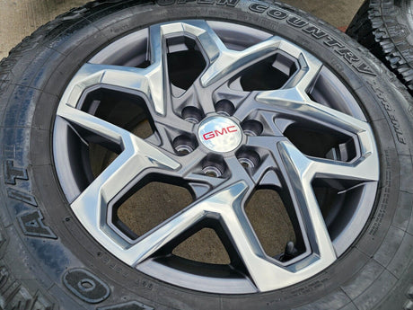 20" GMC Sierra Yukon AT4 Tahoe Silverado OEM wheels rims 95369 TOYO A/T2 Texas Truck Tire