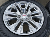20" GMC Sierra Yukon Denali OEM 5917 wheels rims Chevy 2022 2023 2025 2026 NEW Texas Truck Tire