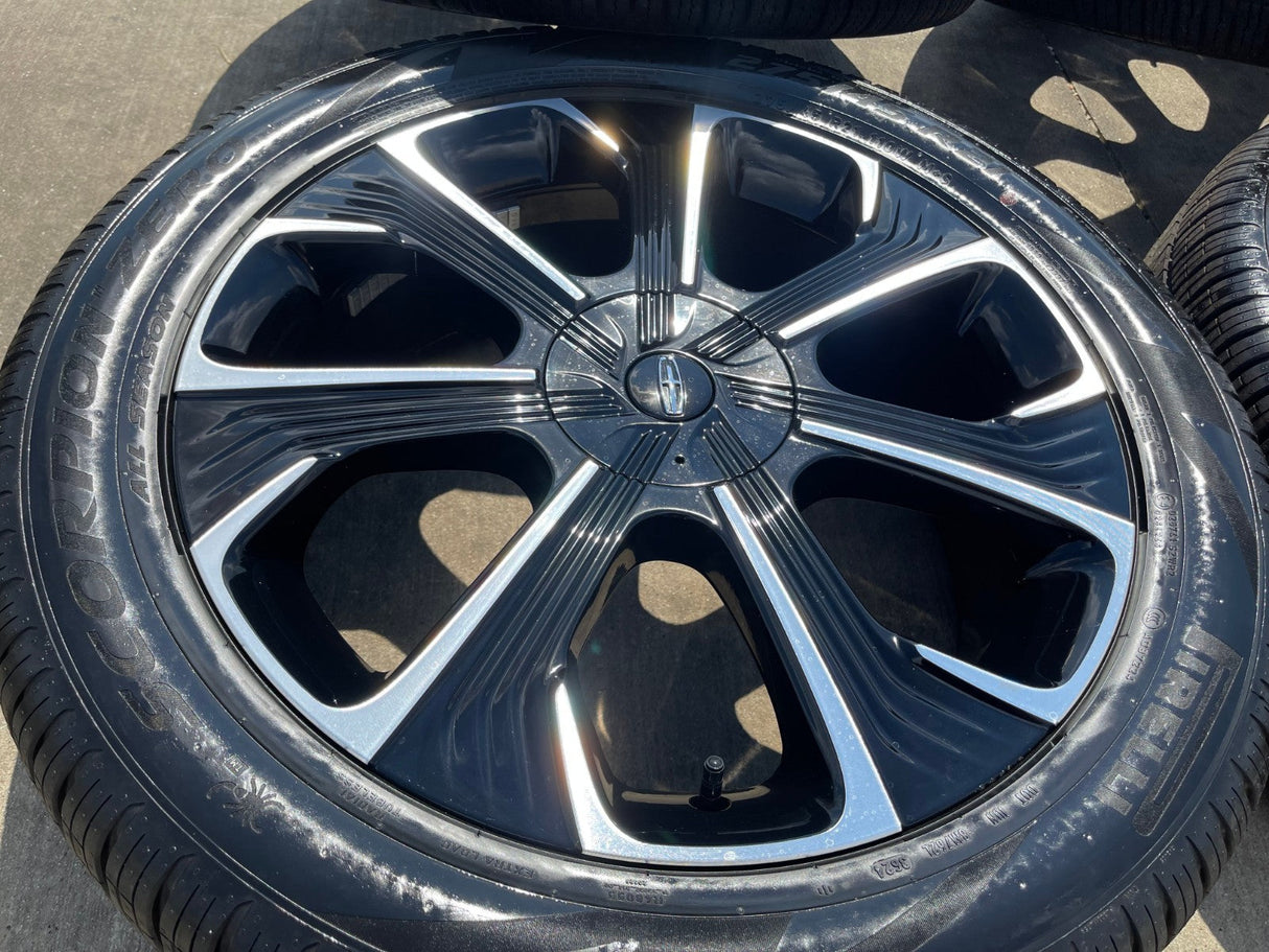 21" Lincoln Nautilus Black Label OEM 10563 rims wheels 2023 2024 2025 2026 NEW Texas Truck Tire