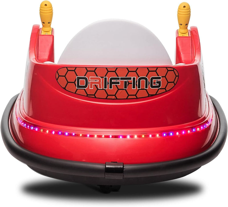 6V Remote Control Ride-On Bumper Car for Toddlers with Flashing Lights