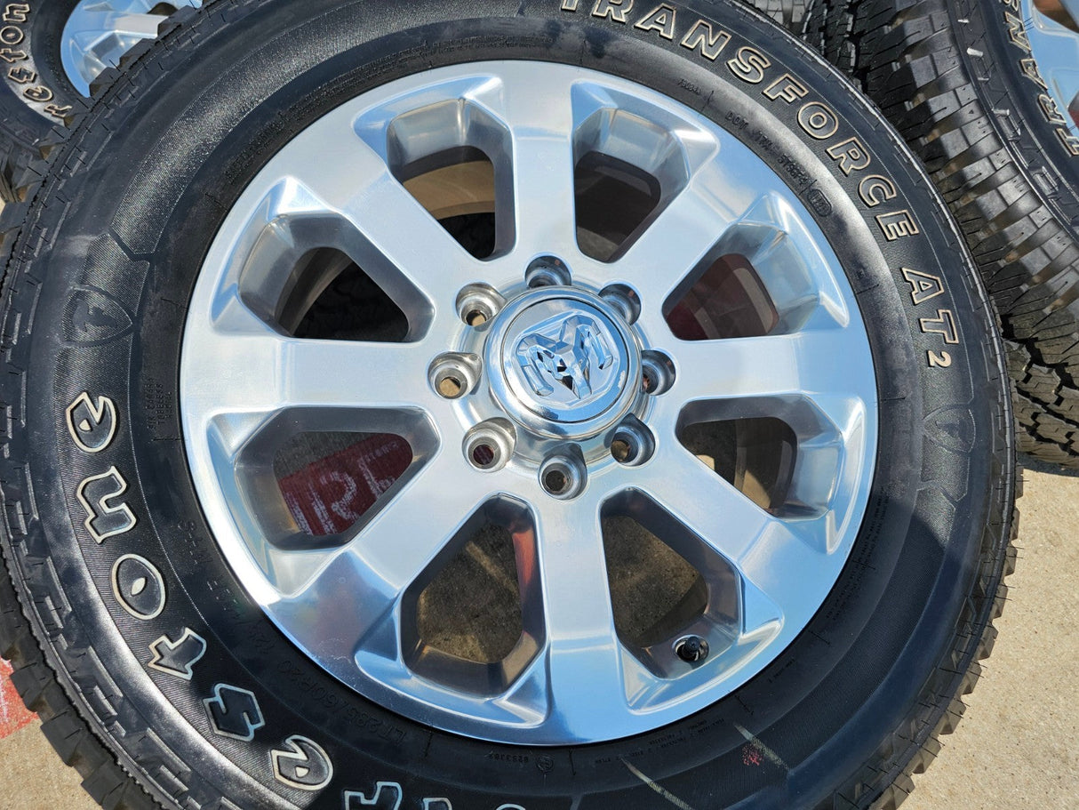 20" Dodge Ram 2500 3500 LARAMIE OEM 2700 wheels rims tires 2024 2025 2026 NEW Texas Truck Tire
