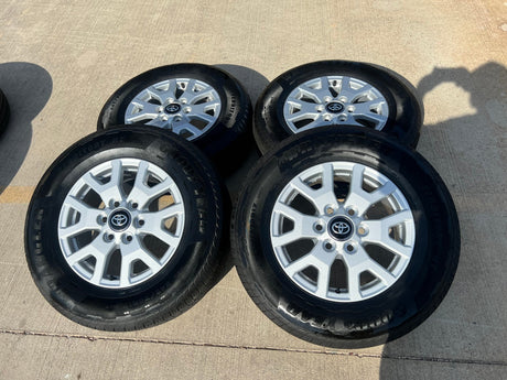 17" Toyota Tacoma 4Runner TRD OEM 94254 10637 wheels rims 2025 2026 GOODYEAR NEW Texas Truck Tire