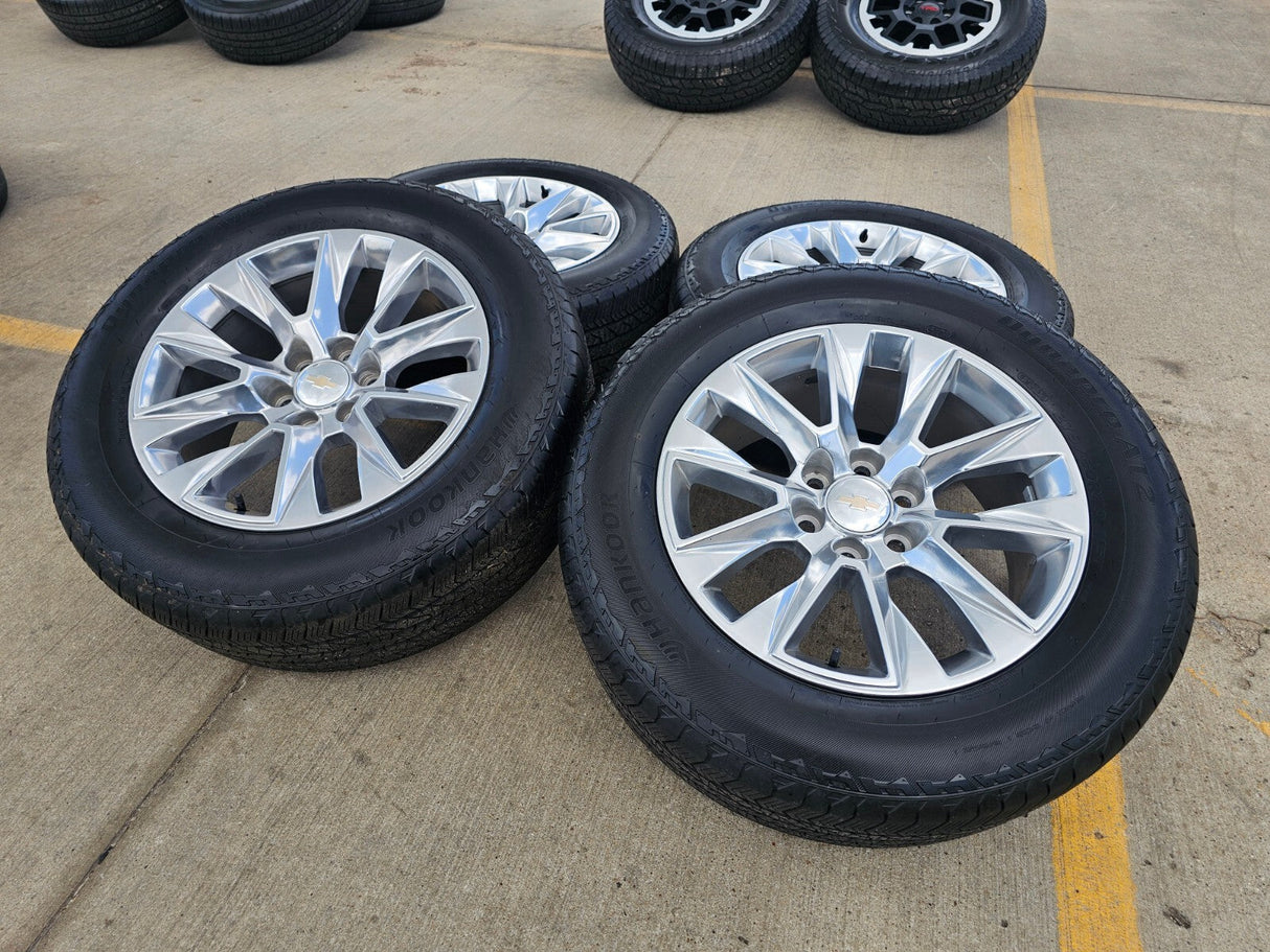 20" Chevy Tahoe Silverado LTZ 5920 OEM wheels rims Yukon 2023 2024 2025 2026 Texas Truck Tire