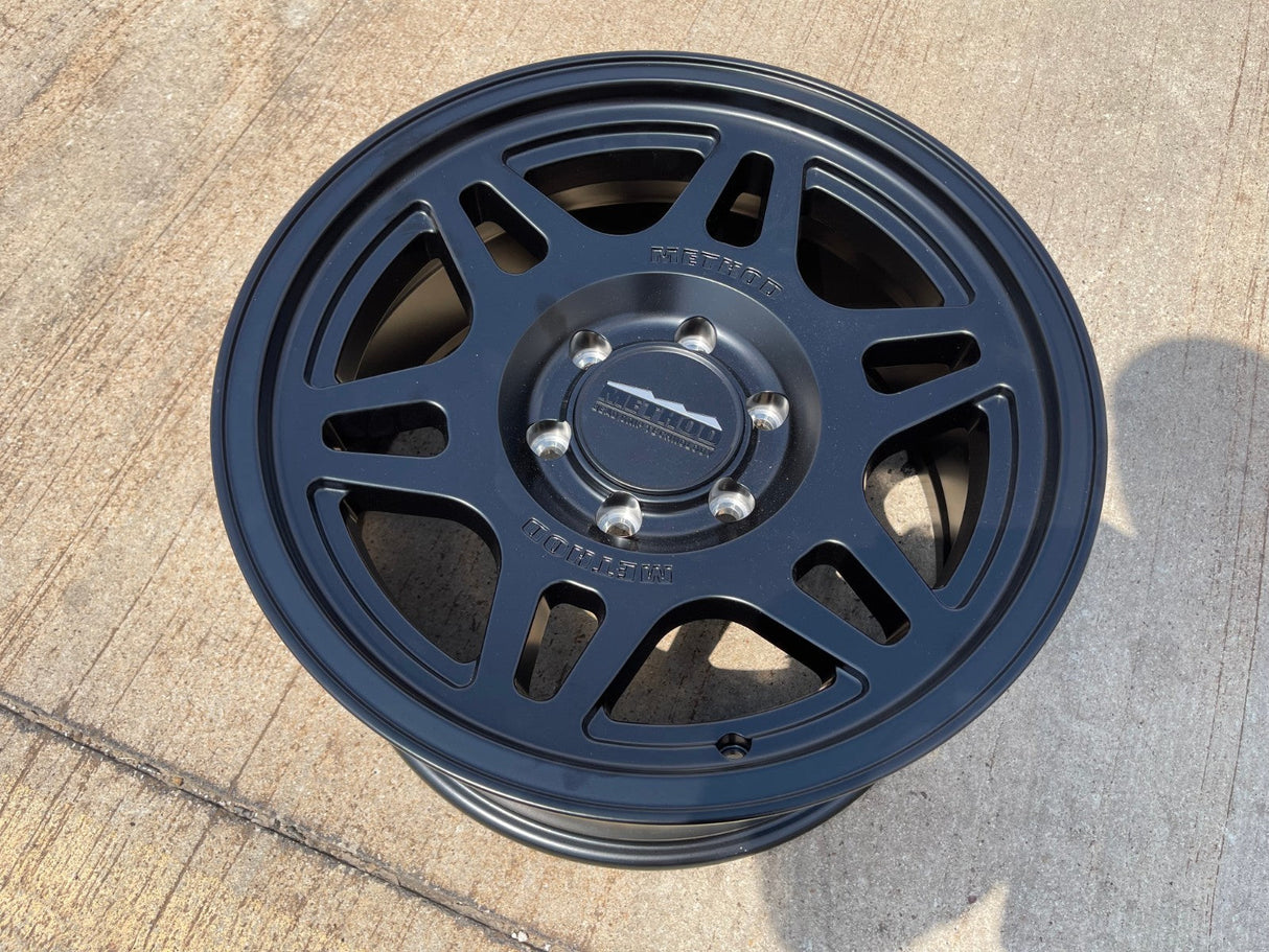 18x9 18" Method Racing MR706 Chevy Silverado RAM Tacoma wheel rim 6x139 6x5.5 Texas Truck Tire