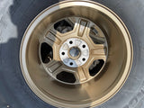 17" Jeep Gladiator RUBICON OEM wheels rims BRONZE Wrangler 9236 NEW 35" BFG Texas Truck Tire