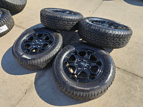 18" Ford Ranger OEM wheels rims tires Bronco black 2023 2024 2025 2026 NEW Texas Truck Tire