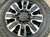 20" GMC Sierra AT4X 2500 3500 OEM wheels rims 5958 14138 Chevy Silverado FALKEN Texas Truck Tire