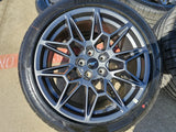 19" Ford Mustang GT Track Pack OEM 10600 10603 wheels rims 2025 2026 TPMS NEW Texas Truck Tire