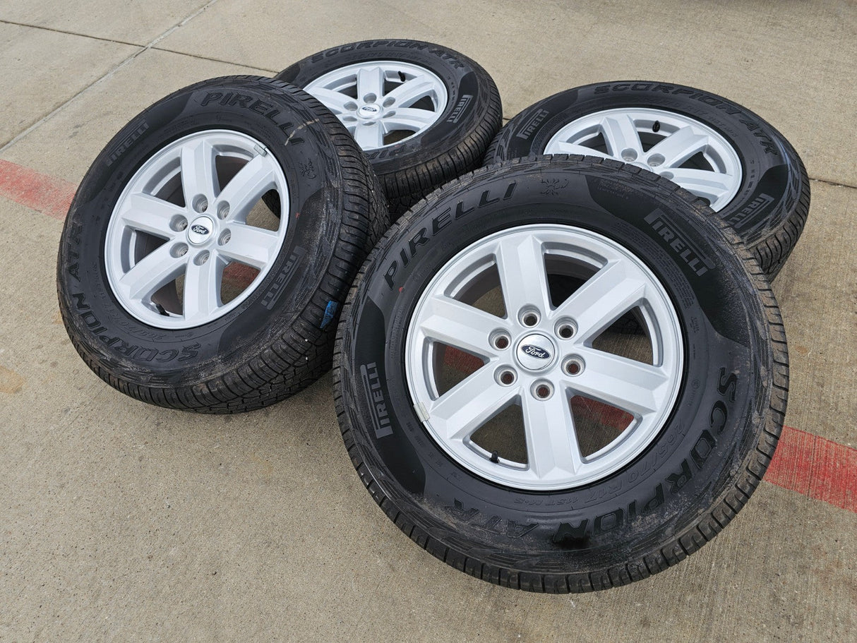 17" Ford F-150 Expedition OEM rims wheels 10339 tires 2024 2025 PIRELLI A/T NEW Texas Truck Tire
