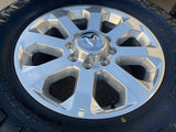 20" Dodge Ram 2500 3500 LARAMIE OEM 2700 wheels rims 2025 2026 NEW 35" NITRO Texas Truck Tire