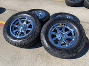 18x9 18" Fuel Maverick D536 Chevy Silverado F-150 RAM wheels rims 6x139 6x135 Texas Truck Tire