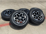 18" Ford Bronco wheels rims black 10389 Ranger tires 2022 2023 2024 2025 Texas Truck Tire