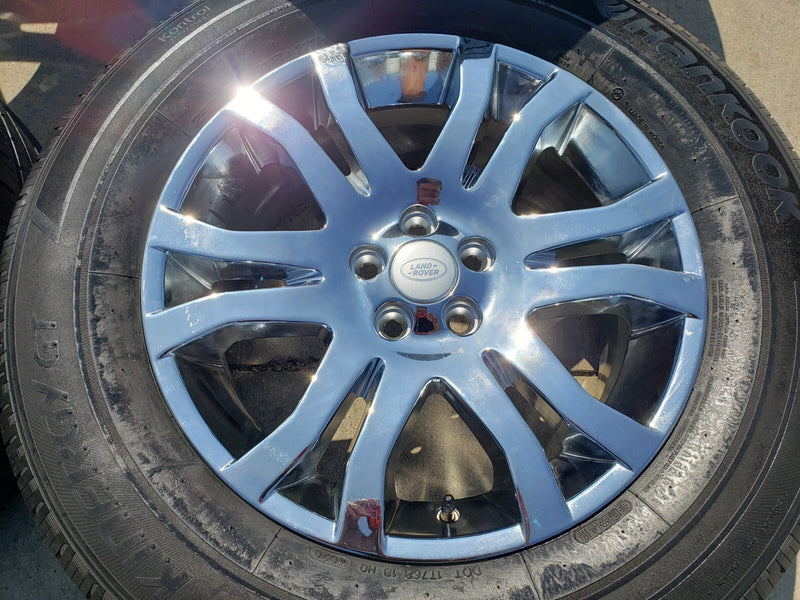 18" Land Rover OEM 72202 CHROME wheels rims Velar Evoque LR2 Discovery Sport Texas Truck Tire