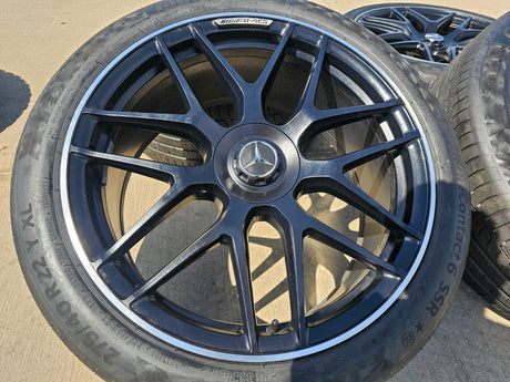 22" Mercedes GLE63 GLE43 GLE53 AMG OEM wheels rims 2020 2021 2022 2023 2024 2025 Texas Truck Tire