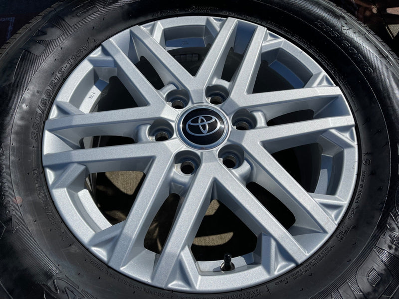 18" Toyota Tundra Sequoia OEM wheels rims 75281 LX600 2022 2024 2025 2026 NEXEN Texas Truck Tire