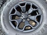 18" Dodge Ram 1500 TRX RHO Black OEM 66002 wheels rims TERRITORY A/T 35" NEW Texas Truck Tire