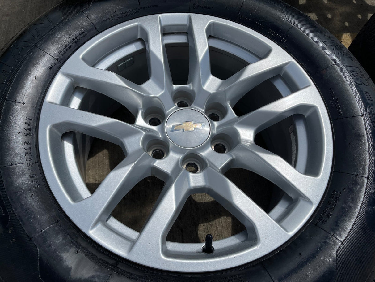 18" Chevy Silverado Suburban Tahoe OEM 5912 wheels rims GMC Yukon Sierra IRONMAN Texas Truck Tire