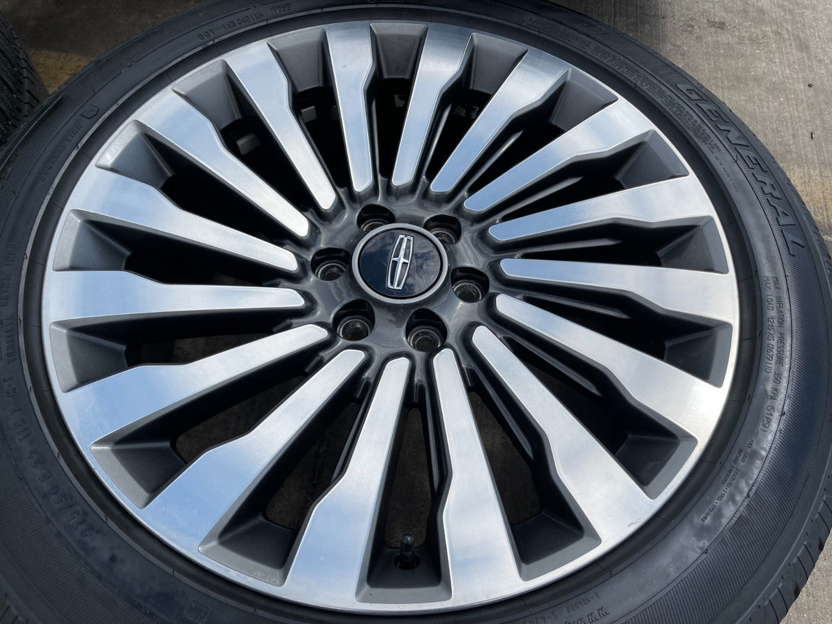 22" Lincoln Navigator OEM 10178 rims wheels BLACK LABEL 2020 2021 2022 2023 2024 Texas Truck Tire