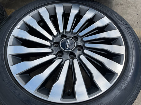 22" Lincoln Navigator OEM 10178 rims wheels BLACK LABEL 2020 2021 2022 2023 2024 Texas Truck Tire