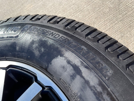 18" Ram 2500 3500 LARAMIE OEM wheels rims 2694 tires MICHELIN DEFENDER LTX M/S2 Texas Truck Tire