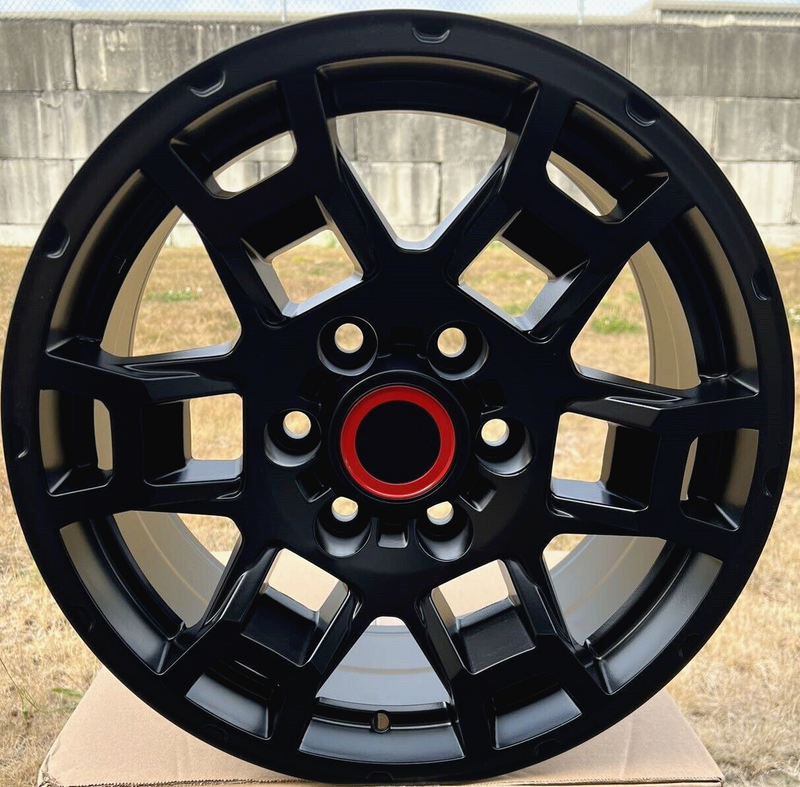 Toyota TRD Style Wheels 17 x 9 PCD 6 x 139.7 ET 15/0 CB 106.1 1 pc Matte Black Wheels