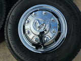 17" Dodge Ram 3500 Dually Laramie 8x200 wheels rims 2703 2704 OEM tires Texas Truck Tire