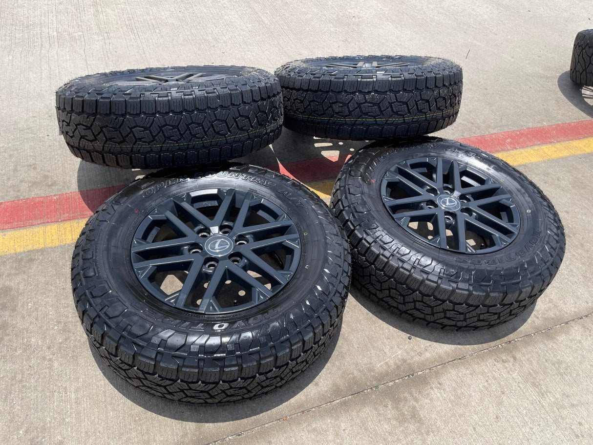 18" Lexus GX550 LX600 Toyota Tundra TRD OEM wheels rims 75281 Sequoia 2026 NEW Texas Truck Tire