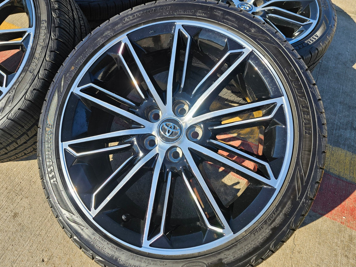 19" Toyota Avalon Camry OEM black wheels rims 75234 Lexus GOODYEAR Texas Truck Tire
