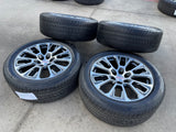 22" GMC Yukon Sierra DENALI OEM wheels rims Tahoe BRIDGESTONE 2024 2025 2026 NEW Texas Truck Tire