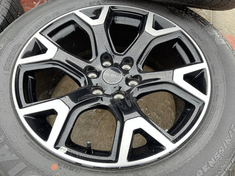 20" Jeep Grand Wagoneer Dodge Ram 1500 OEM black 9296 wheels rims 2025 2026 NEW Texas Truck Tire