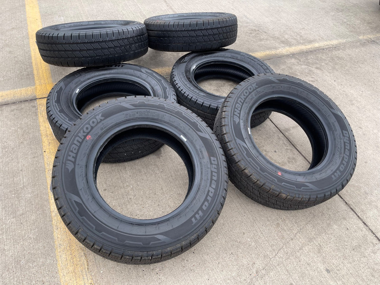 (6) 205/75/16 Hankook Dynapro H/T tires LT 10 ply load range E NEW TAKE OFFS! Texas Truck Tire