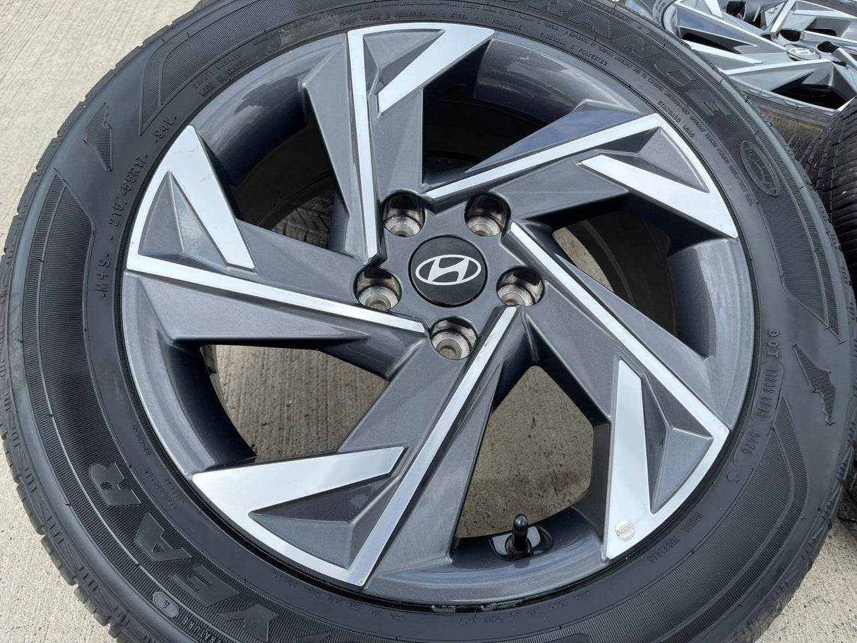 17" Hyundai Elantra Sonata OEM wheel rims 71067 Veloster 2024 2025 2026 GOODYEAR Texas Truck Tire