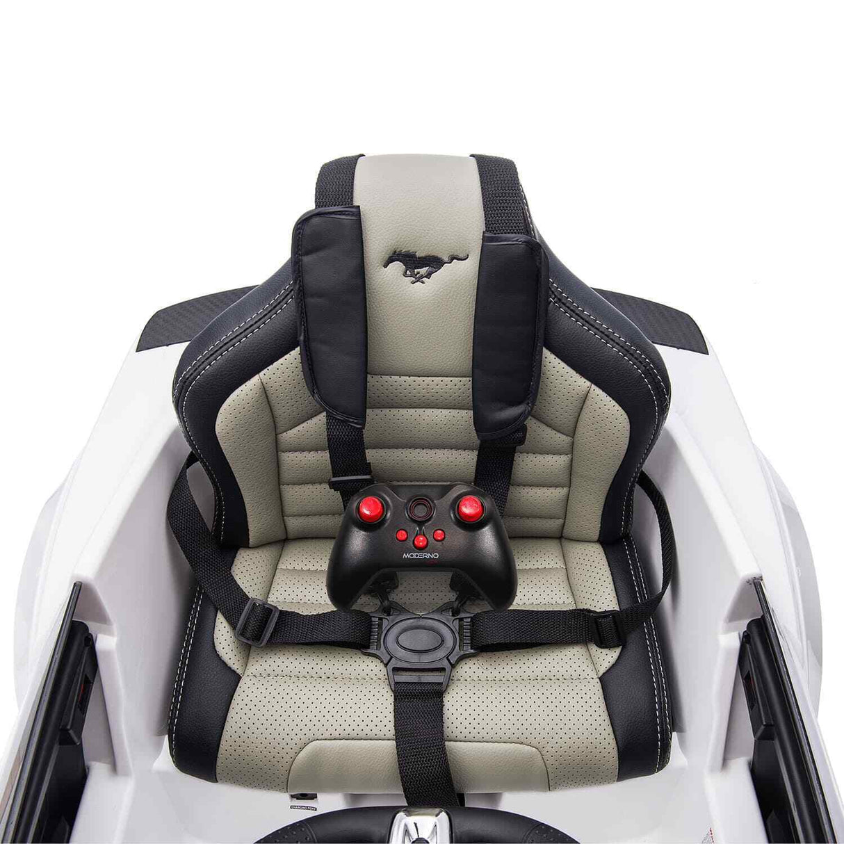 24V KIDS GIRLS RIDE ON FORD MUSTANG GT DELUXE EDITION VEHICLE, DUAL HIGH-PERFORMANCE ENGINES+REMOTE CONTROL
