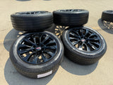 22" GMC Yukon Sierra DENALI OEM wheels rims 14025 97000 tires Texas Truck Tire