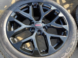 22" GMC Yukon Sierra Chevy Tahoe 1500 OEM replica 5668 wheels rims tires NEW Texas Truck Tire