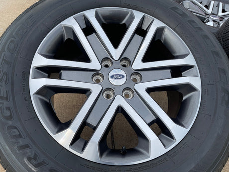 20" Ford F-150 OEM rims wheels 10345 95025 Expedition 2022 2023 2024 BRIDGESTONE Texas Truck Tire