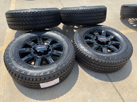 20" GMC Sierra AT4X 2500 3500 OEM 14137 5963 wheels rims Silverado 2025 2026 NEW Texas Truck Tire
